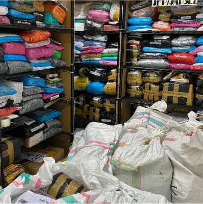 Packages in Office room
