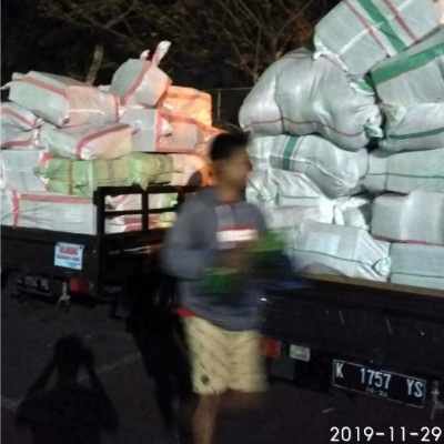 Packages on car