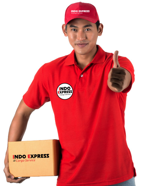 Indo Express Man Holding a Box